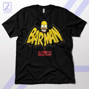 Springfield's Dark Knight Homer Barman T-Shirt