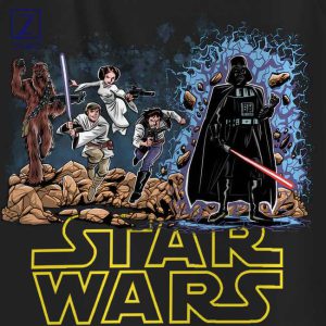 Star Wars Heroes vs Villains Retro Style Tank Top 2