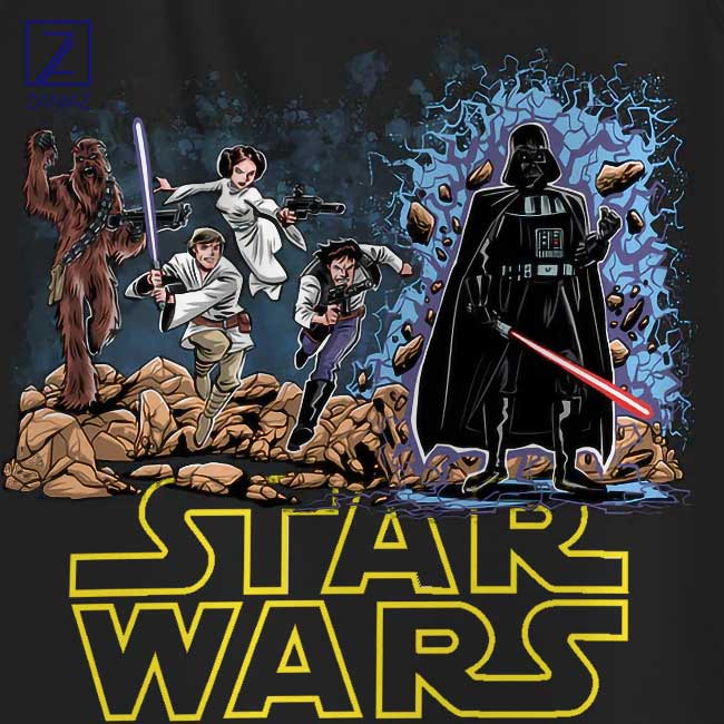 Star Wars Heroes vs Villains Retro Style Tank Top 2