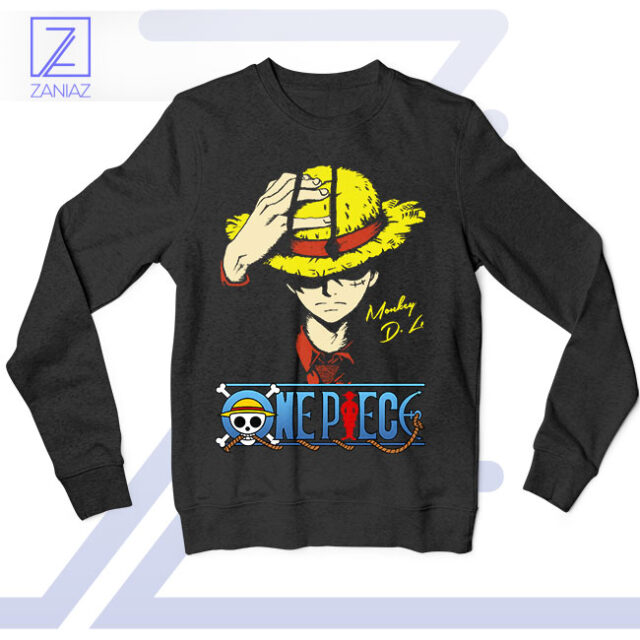 Straw Hat Captain Luffy Signature Sweatshirt
