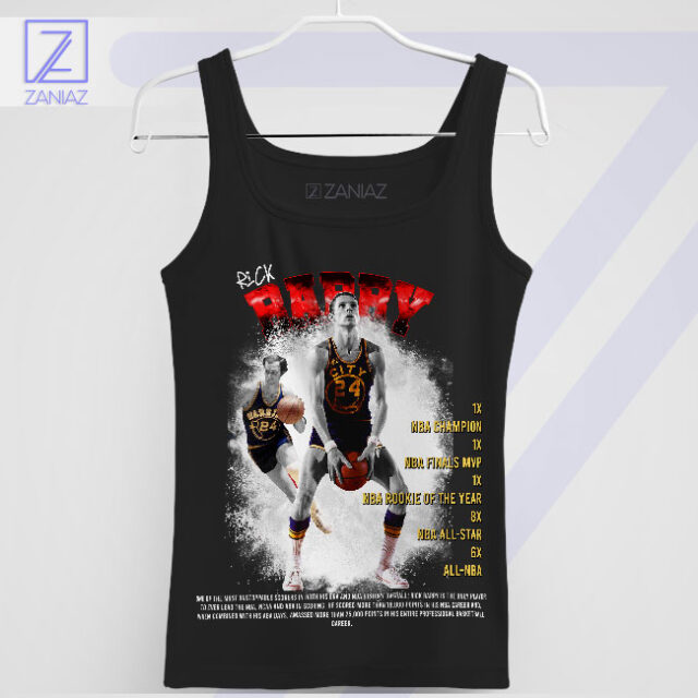 The Art of Scoring Rick Barry Basketball Tank Top