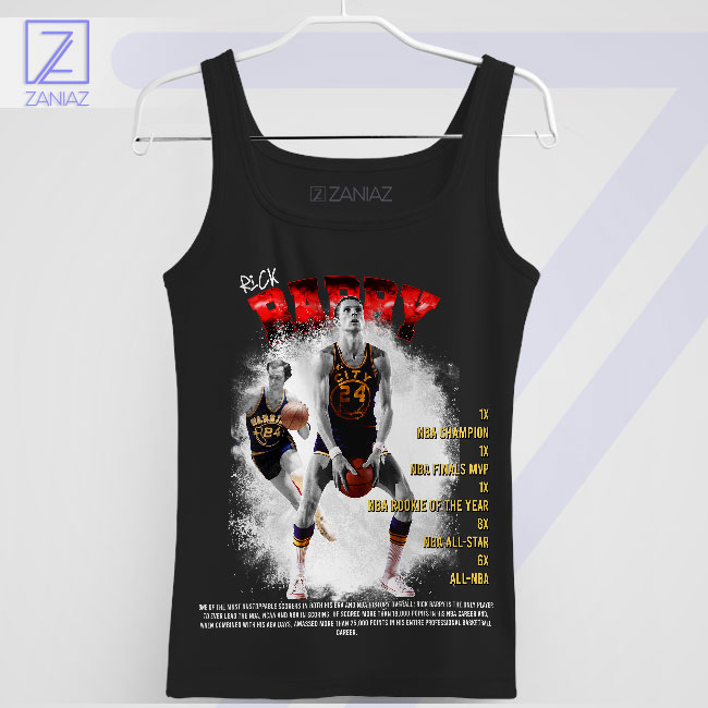 The Art of Scoring Rick Barry Basketball Tank Top