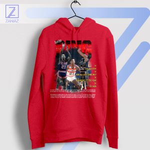 The Bing Phenomenon Basketball Icon NBA Red Hoodie