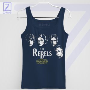 The Fab Four Star Wars Rebels Saga Navy Tank Top