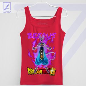 The Fury of Beerus Dragon Ball Super Red Tank Top