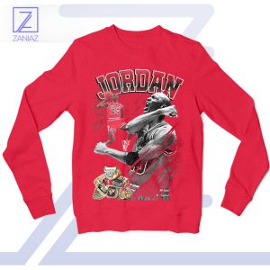 The Jordan Collection Michael Jordan Rings Red Sweatshirt