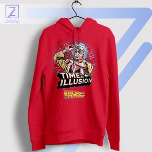 The Timeless Equation Einstein BTTF Red Hoodie