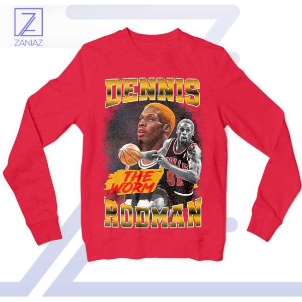 The Worm's World Dennis Rodman NBA Sweatshirt