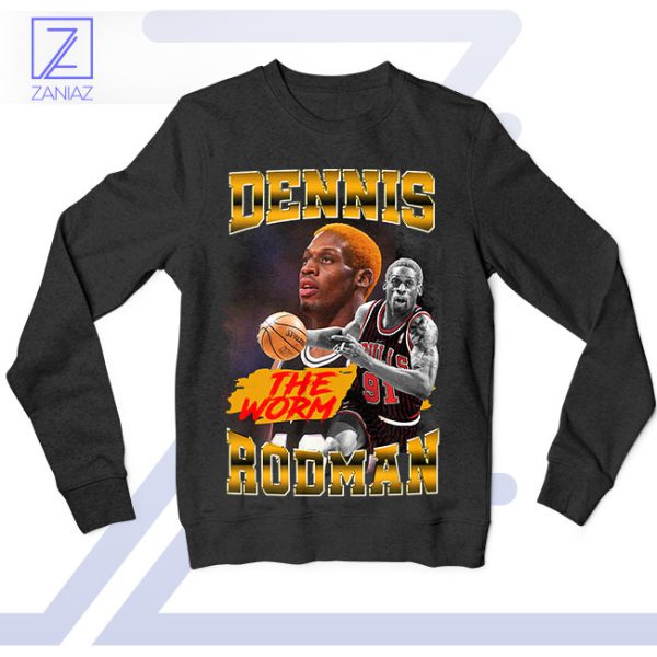 The Worm's World Dennis Rodman NBA Sweatshirt