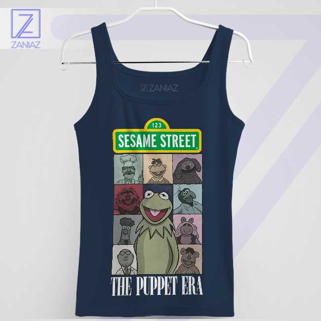 Timeless Tour Style Puppet Eras Tour Navy Tank Top