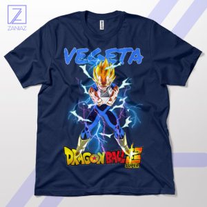 Trigger the Big Bang Vegeta's Attack Navy T-Shirt