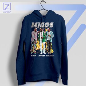 Trio Triumph Show Your Migos Love Navy Hoodie