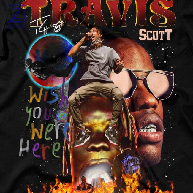 Wish You Were Here Tour Artwork Travis T-Shirt 2