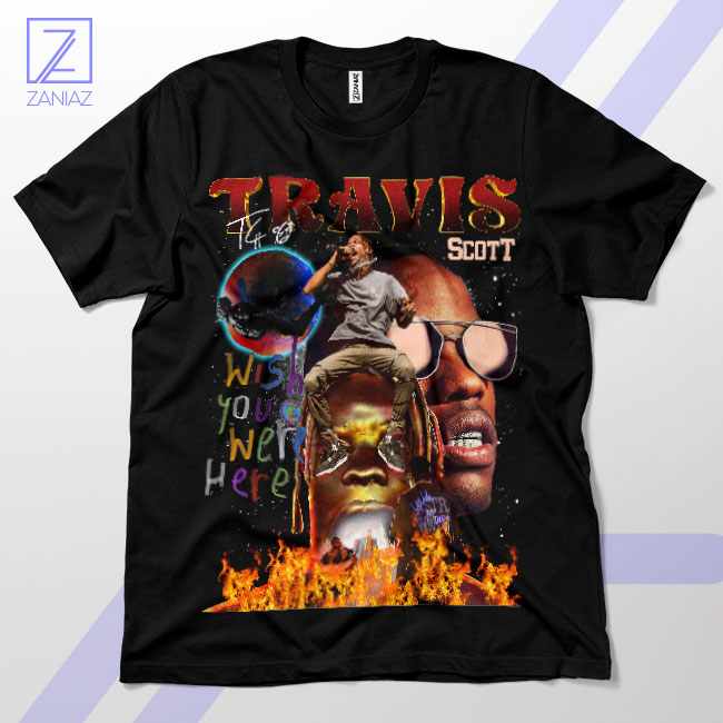 Wish You Were Here Tour Artwork Travis T-Shirt - ZANIAZ.COM