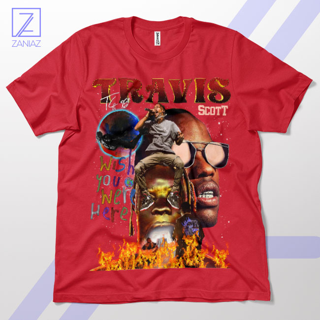 Wish You Were Here Tour Artwork Travis T-Shirt - ZANIAZ.COM