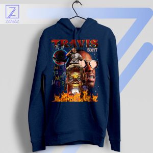 Wish You Were Here Tour Masterpiece Navy Hoodie