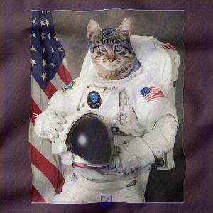 Astronaut Cat closeup Sweatshirt - Space Animals
