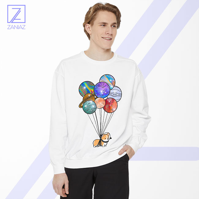 Astronaut Corgi Sweatshirt - Cute Space Animals
