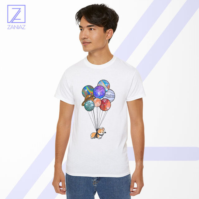 Astronaut Corgi Tshirt