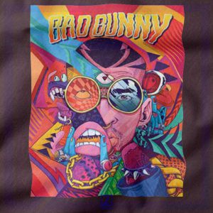 Bad Bunny Concert Poster closeup Sweatshirt - Puerto Rican Singer