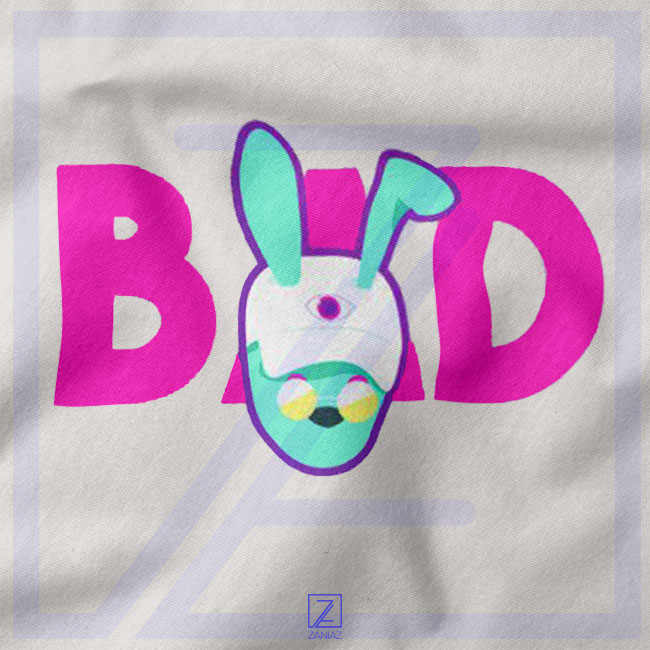 Bad Third Eye Evil closeup Hoodie - Bad Bunny Song