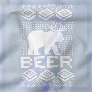 Bear Christmas closeup Tshirt - Buy Party Holiday