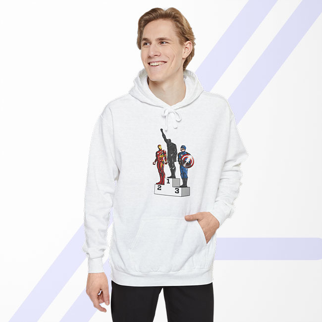 Black Panther Winner Hoodie - American Superhero