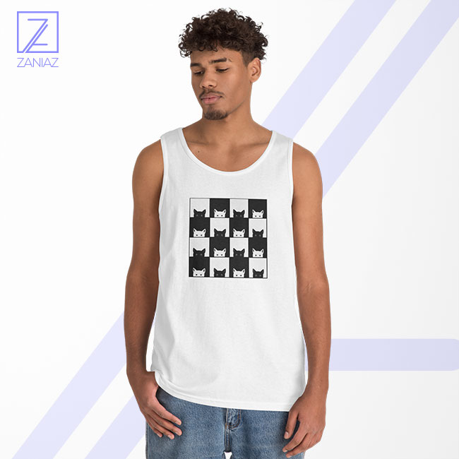 Black White Kittens Tank Top - Cheap Cat Lover
