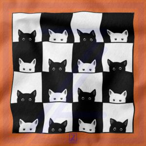 Black White Kittens closeup Hoodie - Cheap Cat Lover