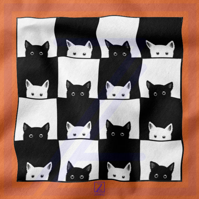 Black White Kittens closeup Hoodie - Cheap Cat Lover