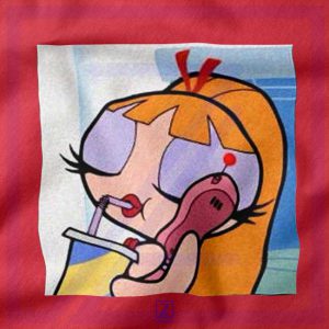 Blossom Character closeup Hoodie - The Powerpuff Girls