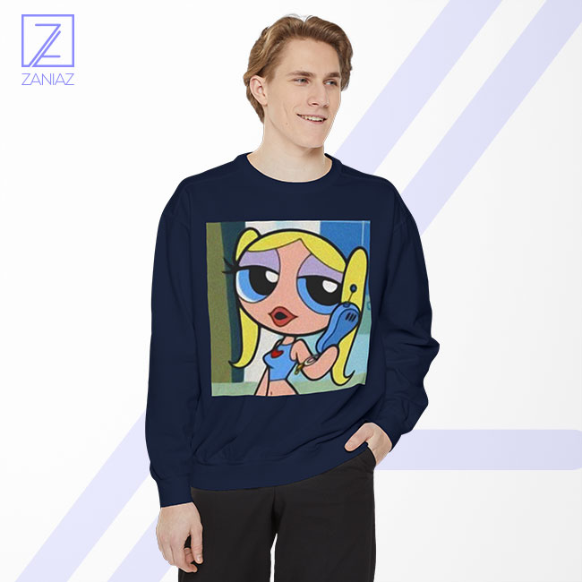 Bubbles Character Sweatshirt - The Powerpuff Girls