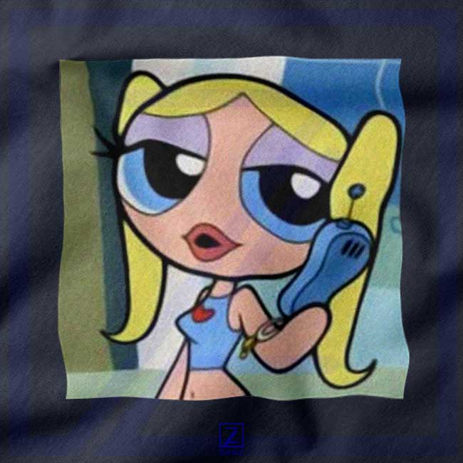 Bubbles Character closeup Hoodie - The Powerpuff Girls