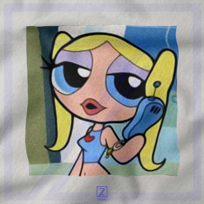 Bubbles Character closeup Tank Top - The Powerpuff Girls