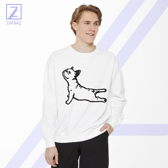 Best 1 Bulldog Yoga Pose Sweatshirt