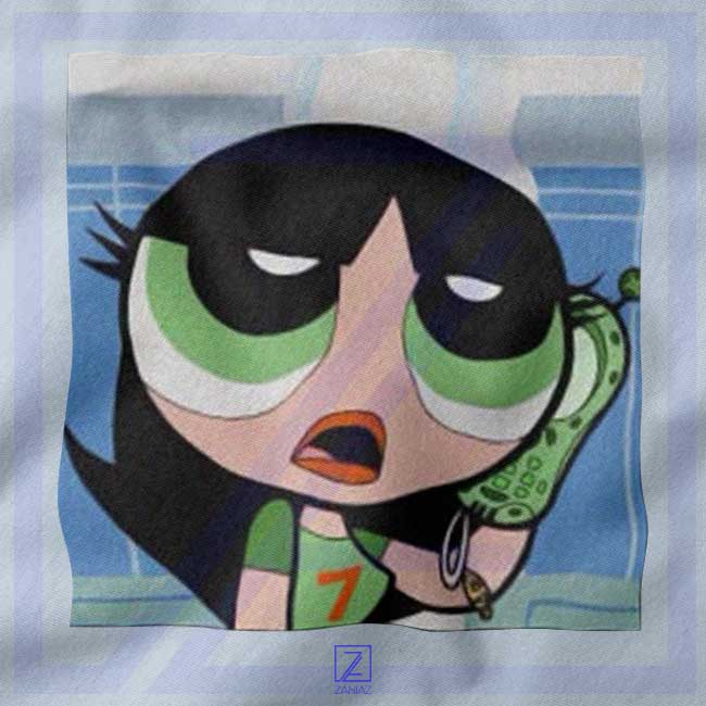 Buttercup Character Kids closeup Tshirt - The Powerpuff Girls Youth