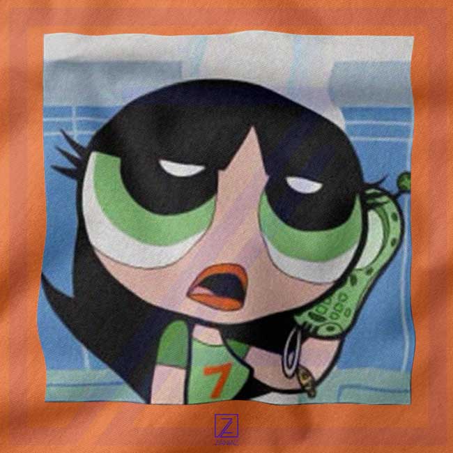 Buttercup Character closeup Tshirt - The Powerpuff Girls