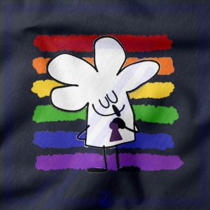 Cartoon Peace closeup Sweatshirt - Live Laugh Lobe
