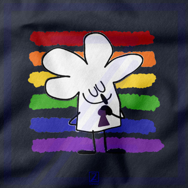 Cartoon Peace closeup Sweatshirt - Live Laugh Lobe