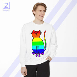 Cat Rainbow Sweatshirt - Buy Funny Kitten