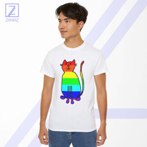 Cat Rainbow Tshirt - Buy Funny Kitten
