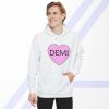 Demi Lovato Heart Hoodie - American Actress