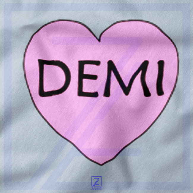 Demi Lovato Heart closeup Sweatshirt - American Actress