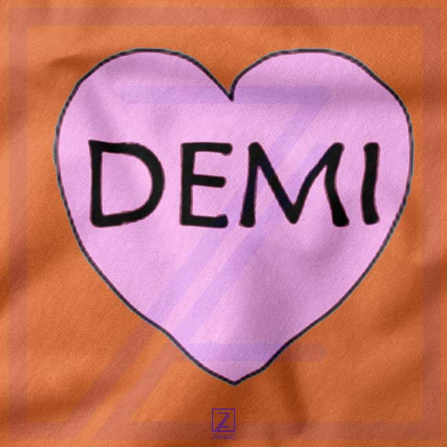 Demi Lovato Heart closeup Tank Top - American Actress