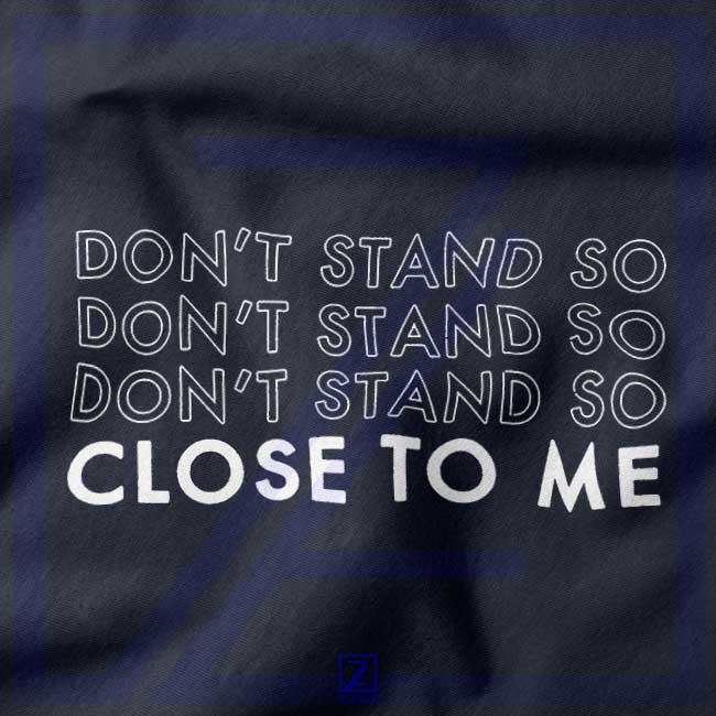 Dont Stand Co Close To Me closeup Tank Top - Social Distancing
