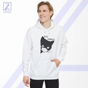 Ew People Cat Face Mask Hoodie - Pandemic 2020