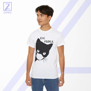 Ew People Cat Face Mask Tshirt - Pandemic 2020