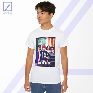 Flag America Nofx Tshirt - Knight Smile Face