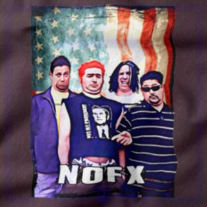 Flag America Nofx closeup Tank Top - Knight Smile Face Best