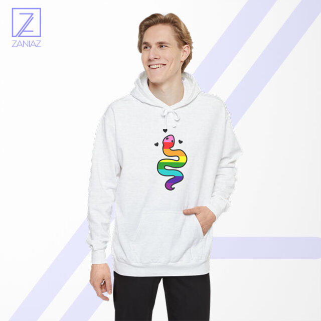 Gay Pride Snake Hoodie